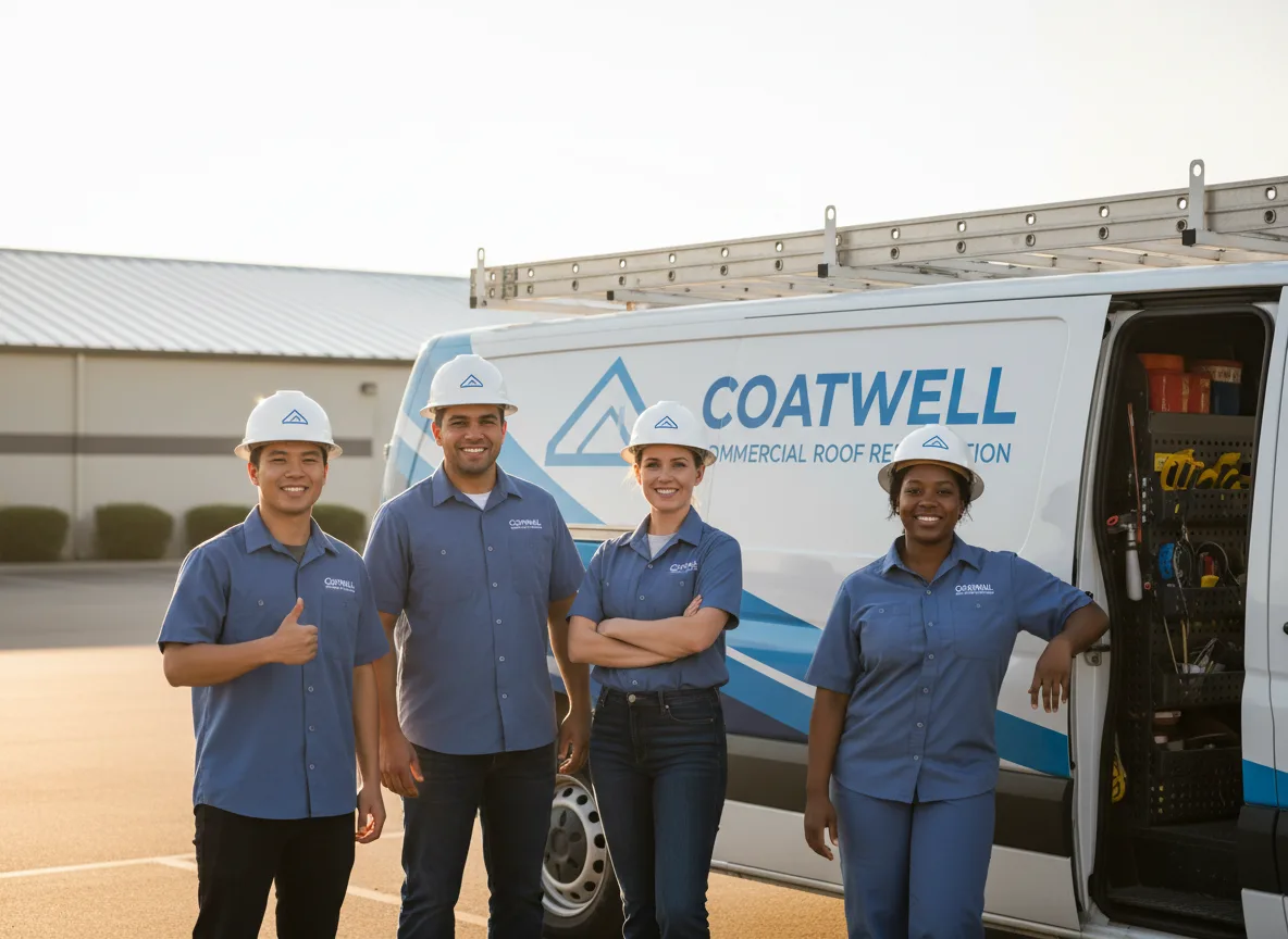 Commercial roof coating company in Glenmont, OH